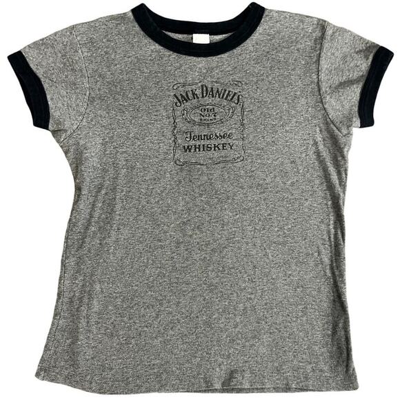 Other Tops - Jack Daniels Gray Cotton T-Shirt Gray Size L